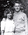 Captain Wayne Lear and new wife, Della Marie soon after their marriage in 1945 - Baited Trap, The Ambush of Mission 1890 - BelleAire Press