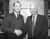 Congressman Charles E.Bennett and Tracy D.Connors